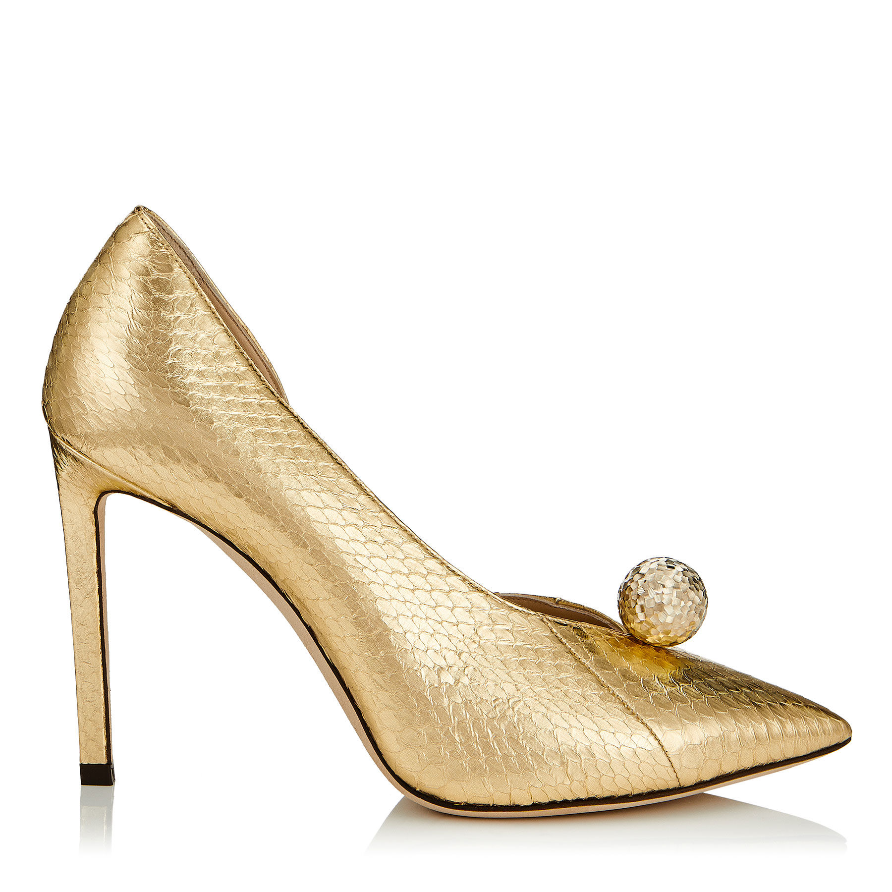 Золотые туфли Jimmy Choo