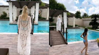 Ilary Blasi, party a bordo piscina nella sua mega villa dell’Eur. Che Lusso!