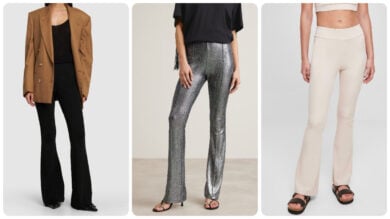 I leggings flared sono il capo sporty glam del momento