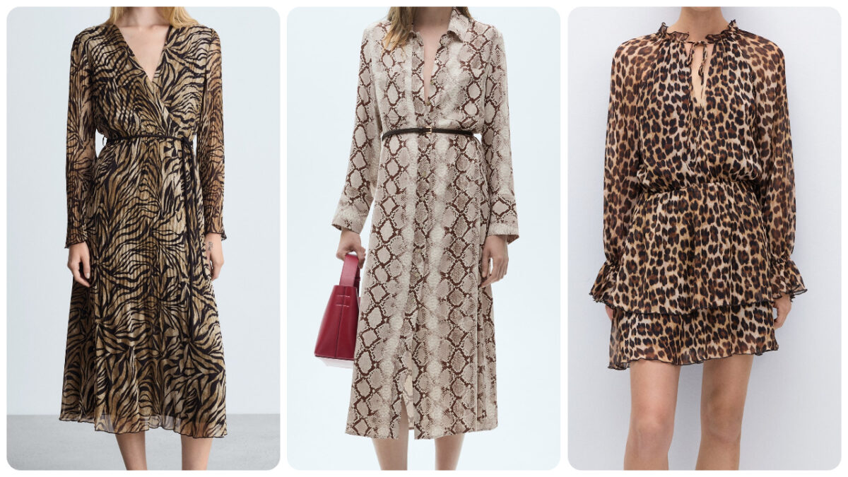 Questi vestiti con stampa animalier firmati Mango sono un must del momento