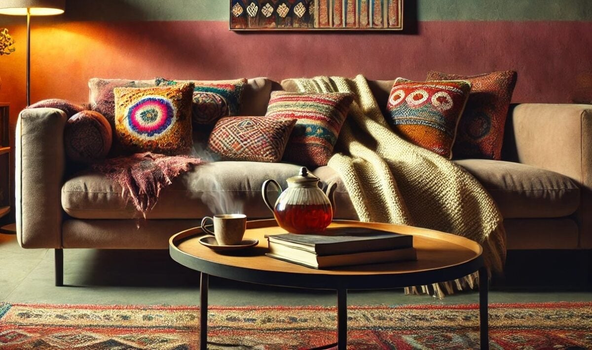 Arredare in stile Modern-Folk: il colore a casa tua anche d’Inverno