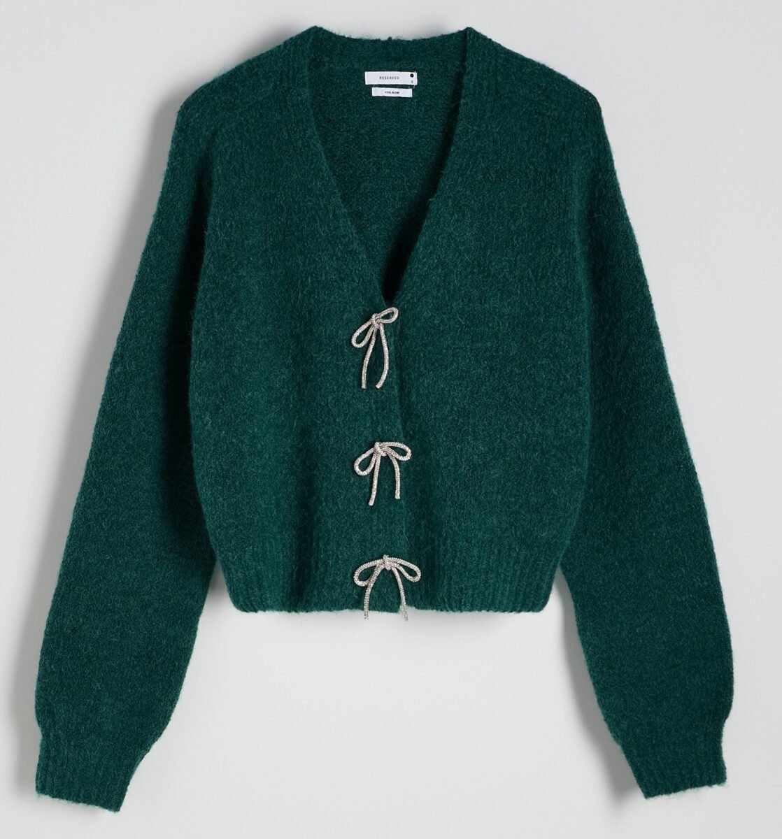 Natale 2024, i cardigan con fiocchi per degli outfit super trendy!