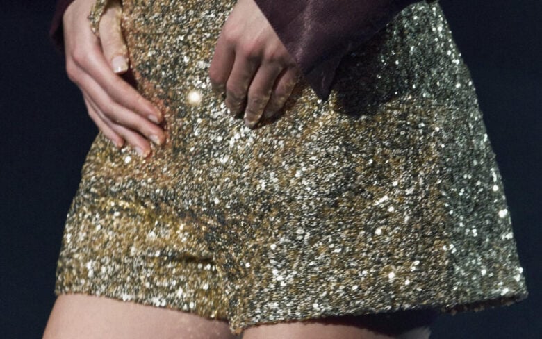 Qui gli shorts con paillettes per un Capodanno all’ultima moda