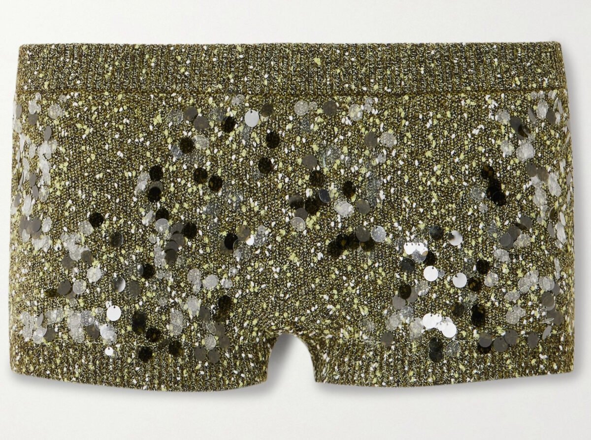 Qui gli shorts con paillettes per un Capodanno all’ultima moda