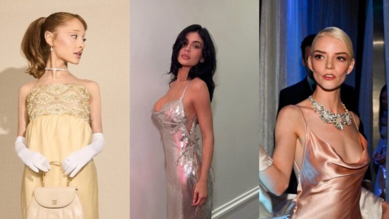 Abiti di Lusso vintage, la moda d’archivio torna sul red carpet con Ariana Grande, Anya Taylor-Joy e Kylie Jenner 